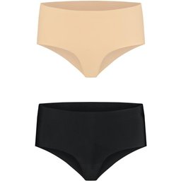 - Invisible High Brief Nude + Black S