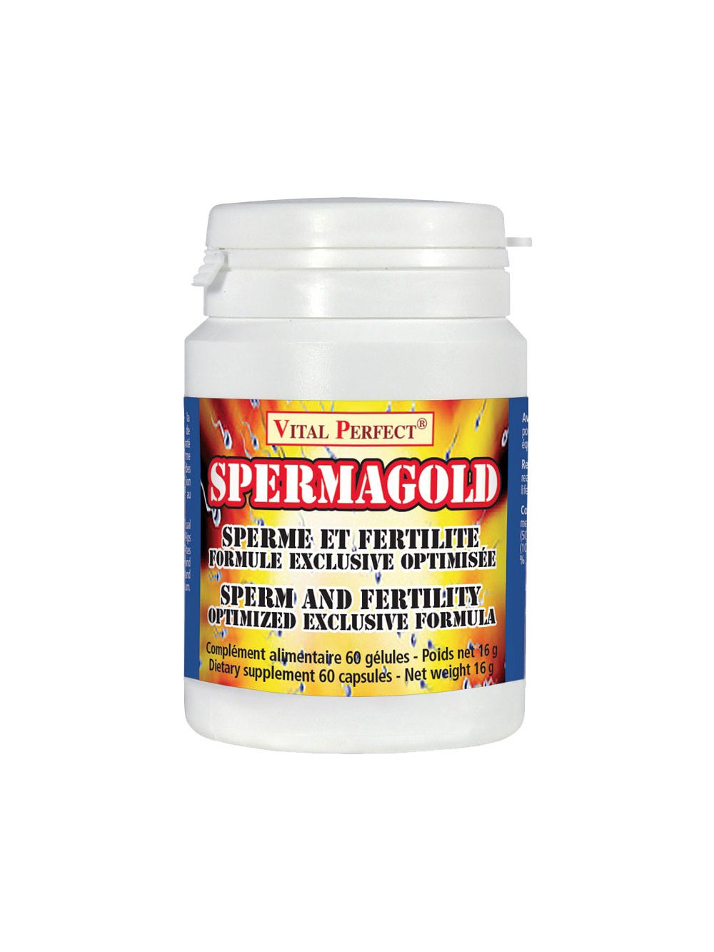 Aphrodisiaque Spermagold 60 gélules