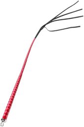 Fouet Bull Whip 90 cm en cuir fin pour jeux sensuels
