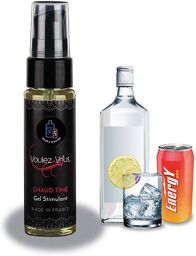 Gel Stimulant Homme Chaud Time Vodka Energy