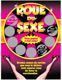 Carte à  Gratter Roue du Sexe Rose