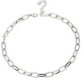 Ras de cou Hollow Ring Argenté