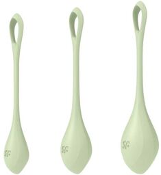 Kit de 3 Boules de Geisha Yoni Power 2 Vert