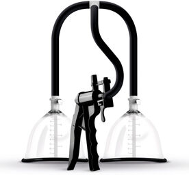 Pompe à seins manuelle pour une stimulation douce