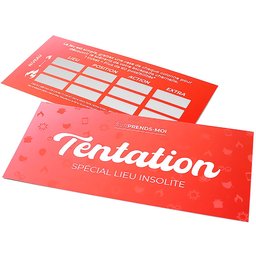 Carte à Gratter Tentation Spécial Lieu Insolite