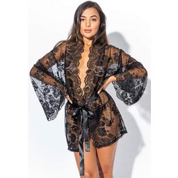 - Déshabillé en dentelle Graceful