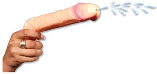 Pistolet à  Eau Pénis Beige