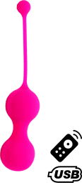 MINA Rose, Boules de Geisha en silicone médical USB avec télécommande