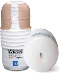 Masturbateur Vibrant Love Skin White Vagina Beige