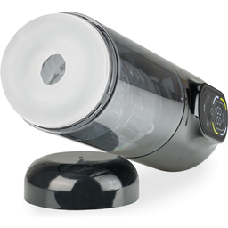 Masturbateur vibrant, aspirant, rotatif et va-et-vient Whirlo