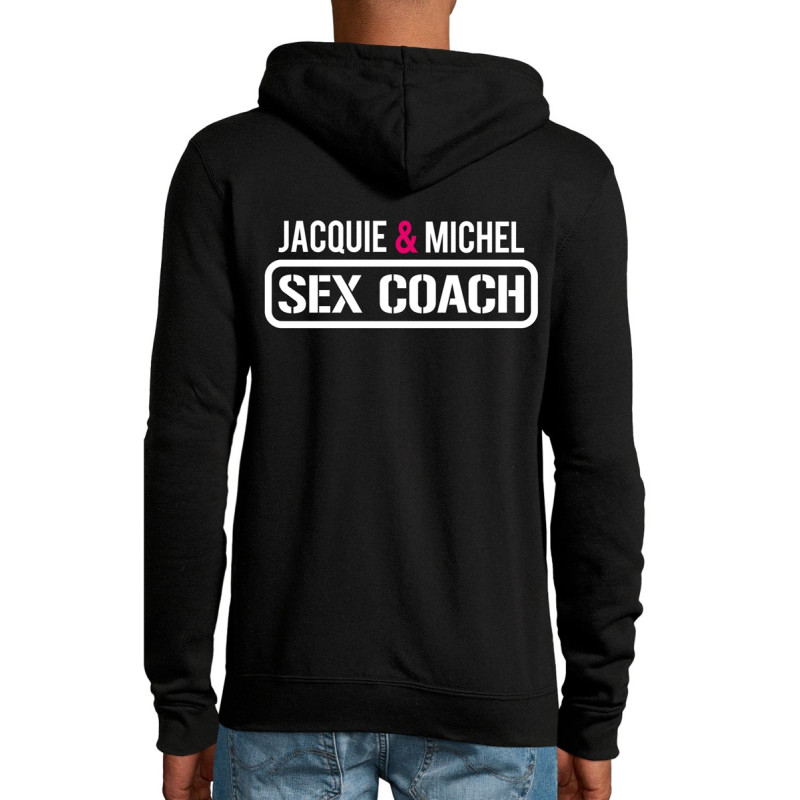 Veste à capuche Jacquie et Michel Sex coach