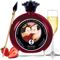 Peinture Corporelle Embrassable Vin Pétillant & Fraise