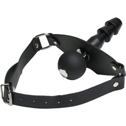 Bâillon Boule avec Adaptateur pour Gode