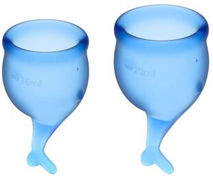 Coupe Menstruelle Feel Secure Bleu