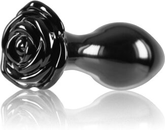 Plug en verre Crystal Rose 7 x 3.2cm Noir