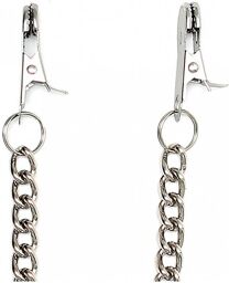 Pinces à seins avec chaînette