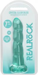 7'' / 17cm Non Realistic Dildo Suction Cup - Turquoise