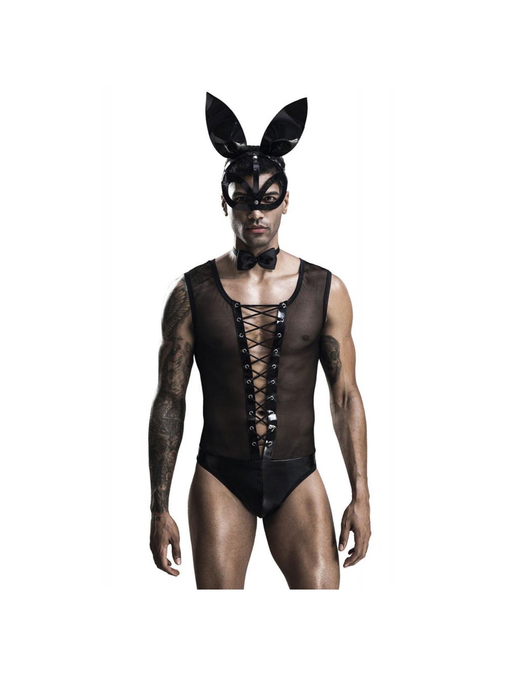 Costume Bunny 3 Pièces Noir & Blanc