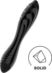 Gode en verre noir haute qualité Dazzling Crystal 1