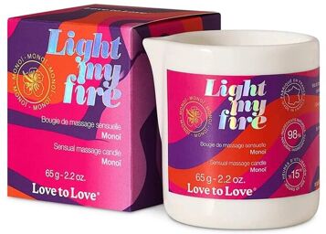 Light My Fire Luscious Massage Bougie - Monoï - 65G