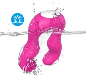 Vibromasseur Rose en forme de U double tête stimulateur point G