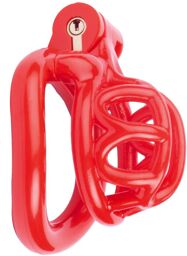 Cage de chasteté courte Lyfy 4 x 3.3cm Rouge