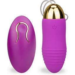 Oeuf vibrant sans fil strié à télécommande USB 12 modes - Vibromasseur à distance pour couple