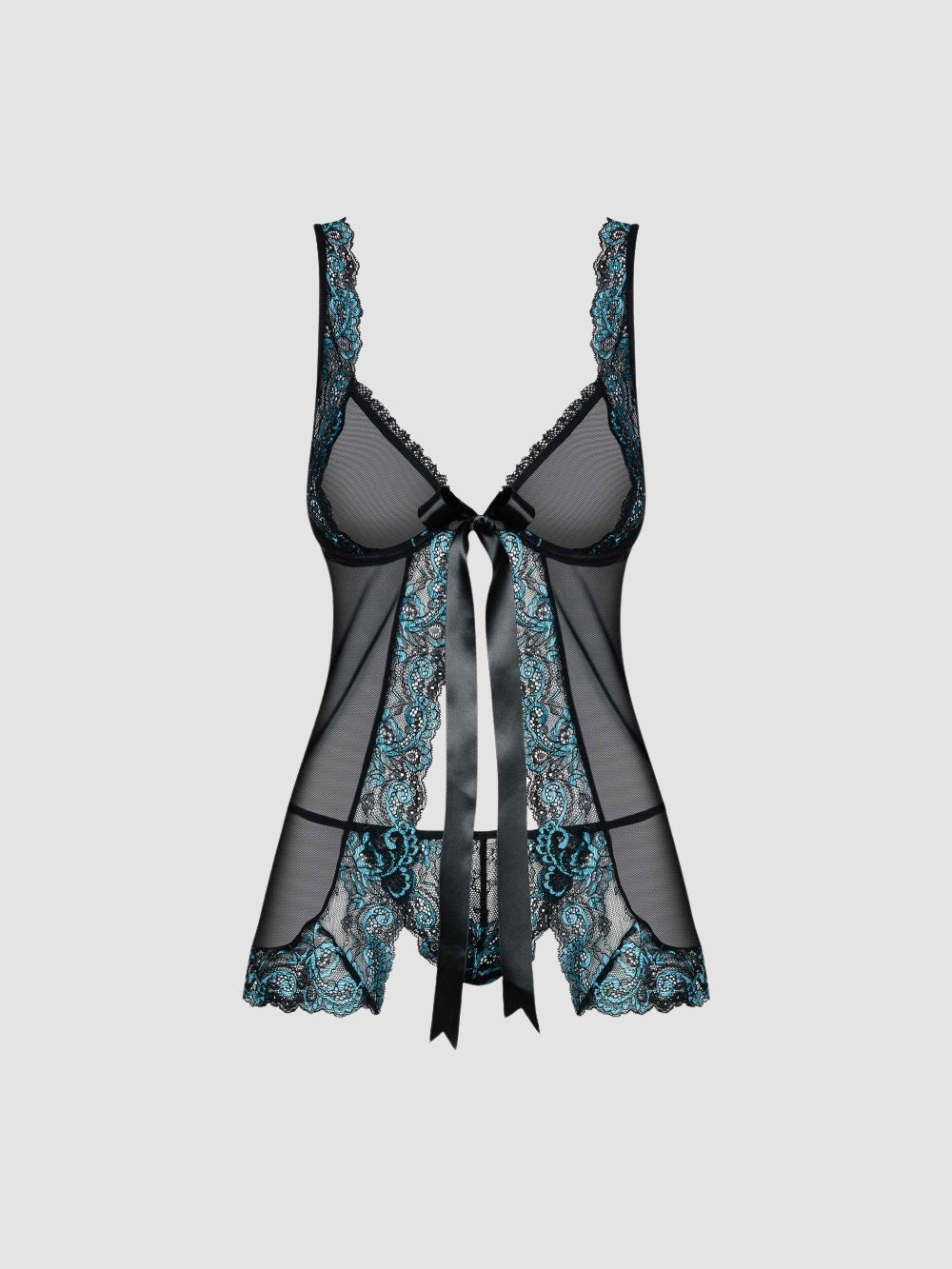 Nuisette babydoll Amanta noir