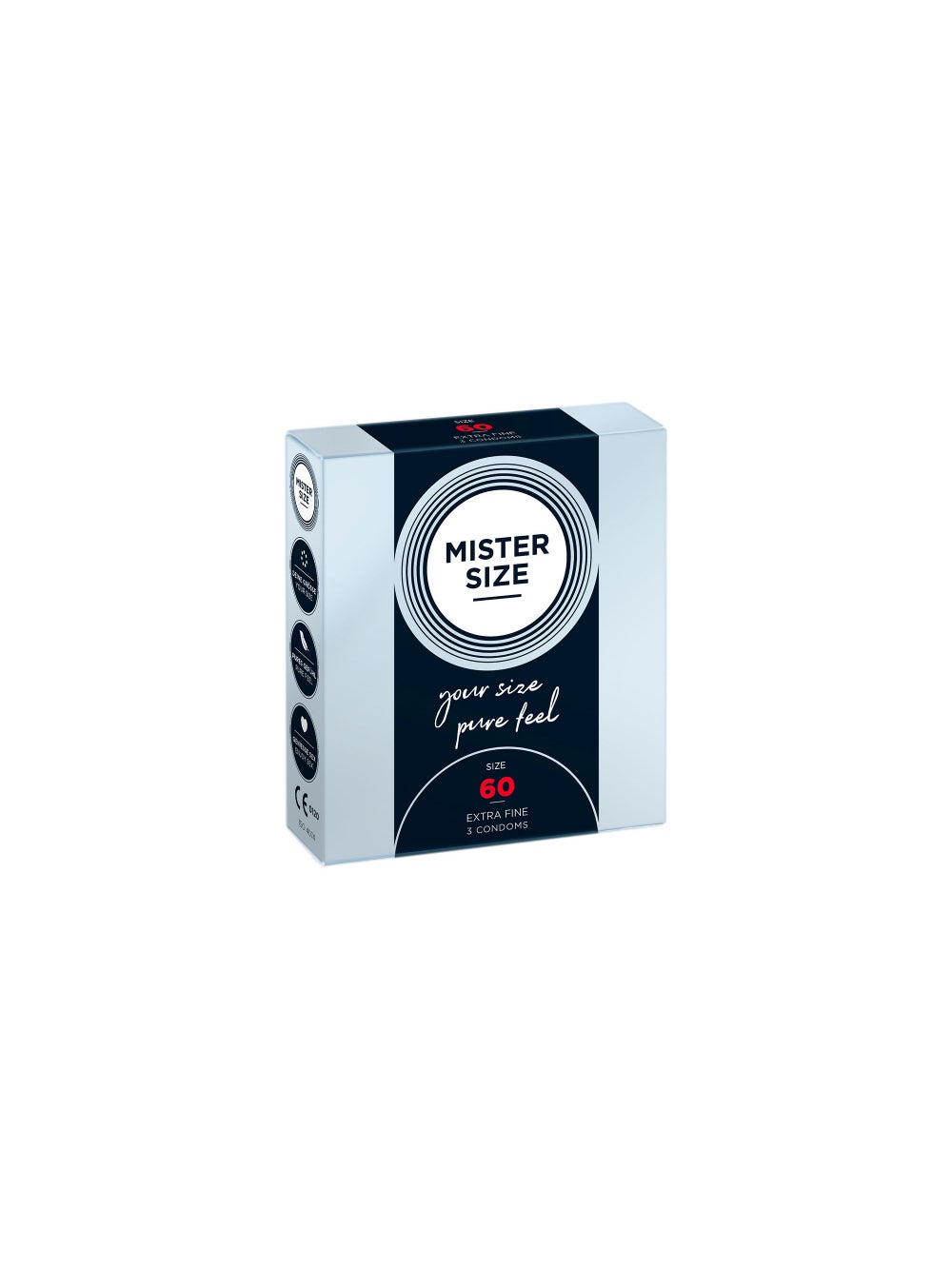 Préservatifs Pure Feel 60 Boîte de 3