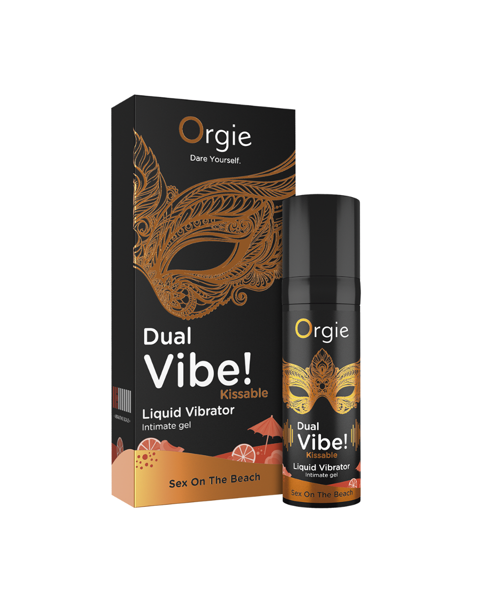 Gel intime vibrant embrassable Dual Vibe Sex on the beach