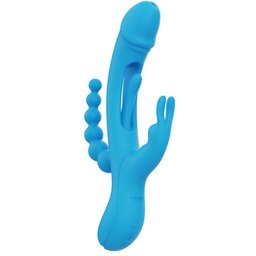 - Trilux Kinky Finger Vibromasseur Rabbit - Bleu