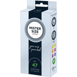 MISTER.SIZE Préservatifs 47 mm 10 pièces