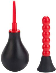 Poire à Lavement Anal Douche Rouge