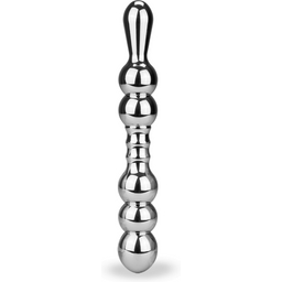 Gode godemichet chapelet 5 boules 19,5 cm gode vaginal ou anal homme ou femme - Argent
