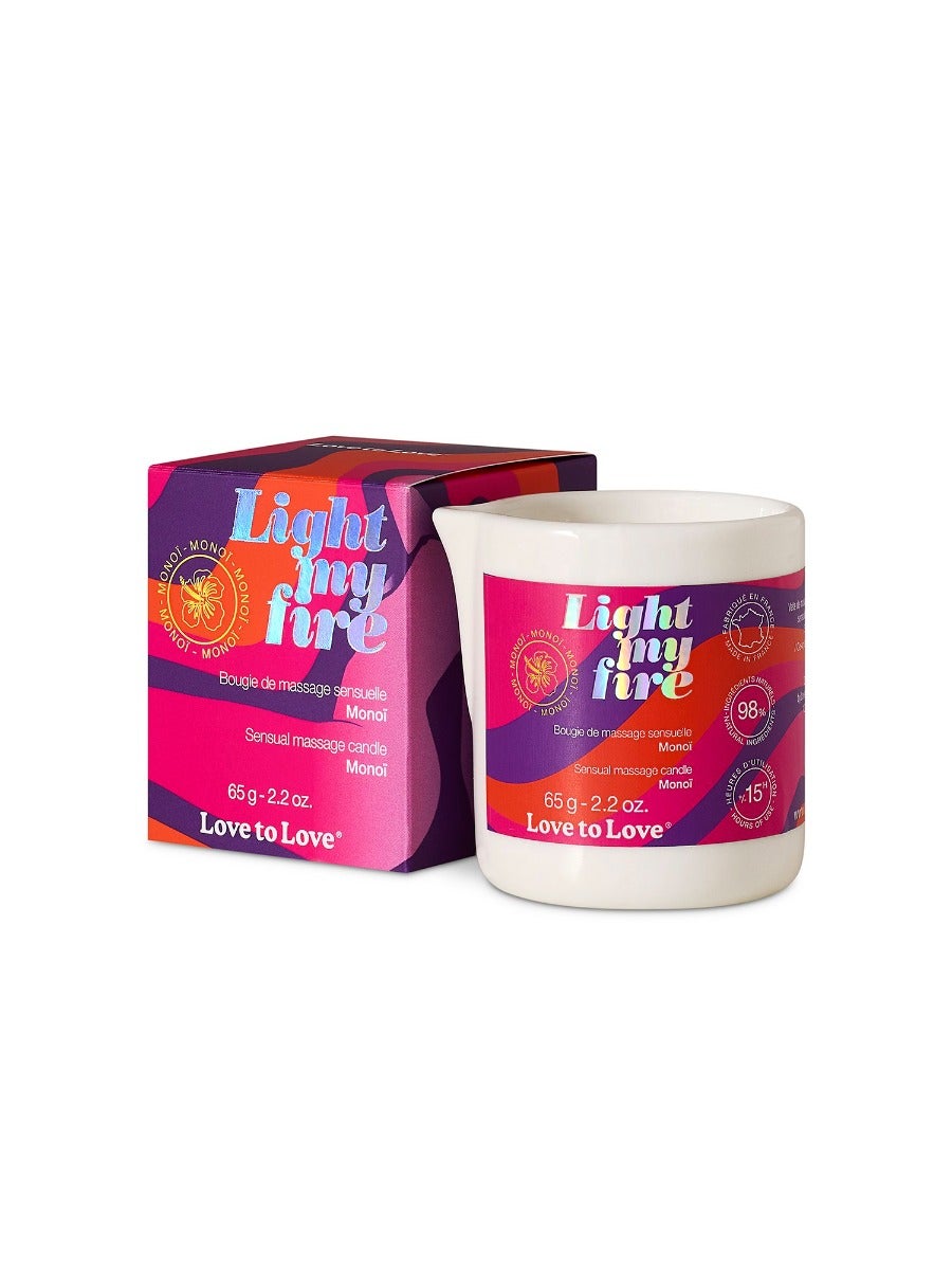 Bougie de massage Light My Fire monoï