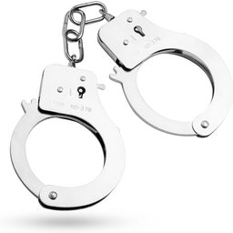 Easytoys Fetish - Poignets en métal - argent