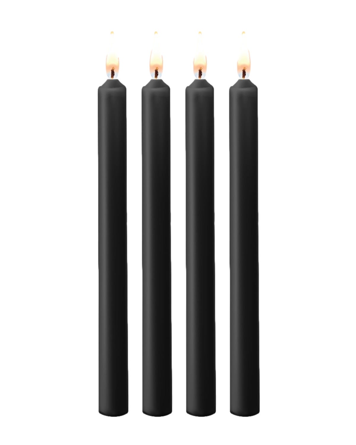Pack de 4 bougies noires SM