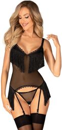Sherila Corset et string - noir Noir