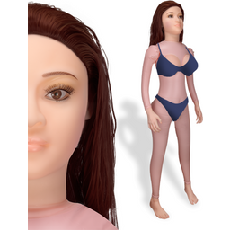 Poupée gonflable châtain Noelie