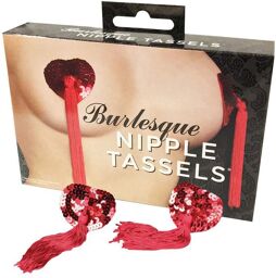 Cache-Tétons Sequins Rouge Burlesque Rouge