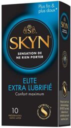 Préservatifs Elite Extra Lubrifié Boîte de 10