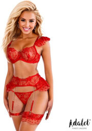 Set lingerie Natalie avec porte-jarretelles