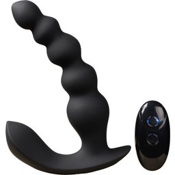Plug Anal Perlé Vibrant et Rechargeable