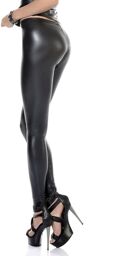 Legging Vera Laqué Wetlook Noir
