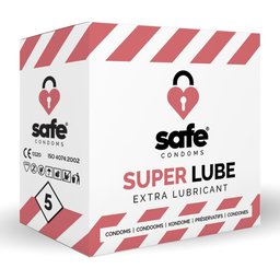 - Préservatifs avec lubrifiant - Superlube - 5 unités