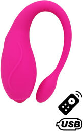 TANDEM Rose, stimulateur pour couple USB avec télécommande en silicone médical