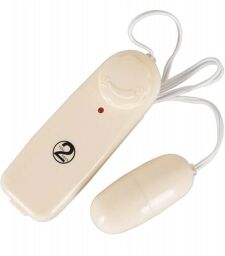 Oeuf Vibrant Télécommande Filaire Secret Service Blanc