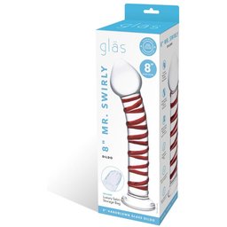 Glas - Mr. Swirly Dildo 20,3 cm