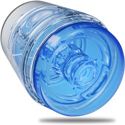 Masturbateur Main Squeeze Pop-Off Optix Crystal Blue