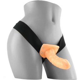 - Gode-ceinture creux - Beige